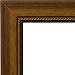 20x30 / 20 x 30 Light Walnut / Gold Rope Custom Picture Frame - Brand NEW .. 2.75'' wide