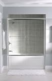 Kohler K-702100-G55-ABV Portrait Frameless Bypass Bath Door, Anodized Brushed Bronze
