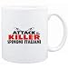 Mug White " ATTACK OF THE KILLER Spinoni Italiani " Dogs