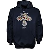 Reebok Florida Panthers Navy Blue Primary Logo Hoody Sweatshirt