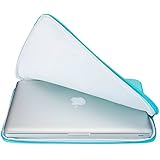 Runetz - 15-inch TEAL Soft Sleeve Case Cover for MacBook Pro 15.4" with or without Retina Display, Laptop Gabbro Collection - Teal Hot Blue