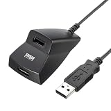 SANWA SUPPLY USB-HEX206BK 手元延長用2ポートUSB2.0ハブ(ブラック) SANWA SUPPLY USB-HEX206BK 手元延長用2ポートUSB2.0ハブ(ブラック)