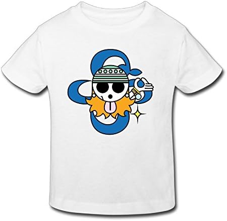 Toddler Nami Flag Symbol One Piece Anime Cartoon 100% Cotton Unisex T-shirt 2-6