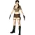 DELUXE LARA CROFT TOMB RAIDER FANCY DRESS COSTUME SIZE UK 8/10