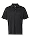 adidas Men's Climalite Textured Solid Polo (Black) (2X-Large)