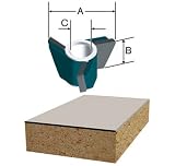 BOSCH 85511M 22 Degree Bevel Replacement Cutter 1/4-Inch Shank
