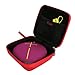Khanka Hardshell EVA Storage Carrying Travel Case Bag for Logitech UE Roll 360 Wireless Bluetooth Speaker - Red