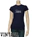 New England Patriots T Shirt : New England Patriots Ladies Navy Blue Gutsy Play Vintage T Shirt
