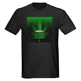 Artsmith, Inc. Dark T-Shirt Marijuana Joint and Leaf