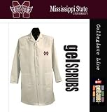 NCAA Mississippi State Bulldogs Gelscrubs Long Labcoat