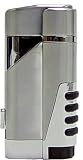 JetLine Diego Dual Torch Silver Lighter