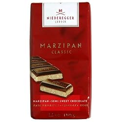 Niederegger Marzipan Classic Bar, Bittersweet, 3.5-Ounce (Pack of 6)