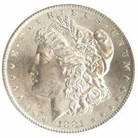 1881 Morgan Liberty $1 PCGS Certified Silver Coin MS63