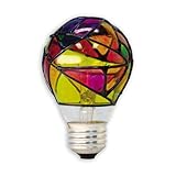 GE 46645 25-Watt Stained Glass Light Bulb