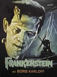 Frankenstein - Framed Movie Postcard (Size: 4'' x 6'')