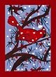 Amnesty International Cardinal in Winter Greeting Card - 10 in a Pack