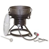 King Kooker 17.5 Outdoor Propane Cooker with 5 Gallong Cast Iron Pot
