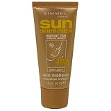 Rimmel Sun Shimmer Instant Tan Face Bronzer - Sun Light 30ml