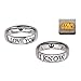Body Vibe Star Wars I Love You and I Know Couple Ring Set