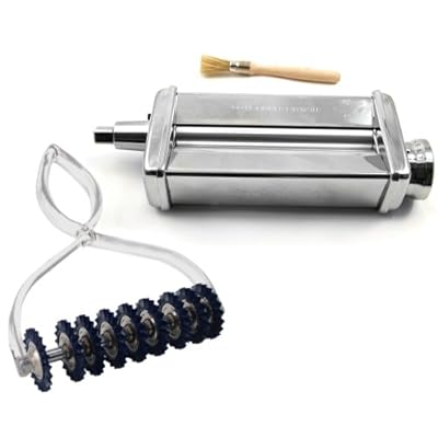 KitchenAid Pasta Roller Stand Mixer Attachment with Marcato Pasta Bike