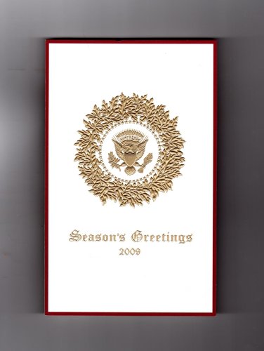 President Barack Obama White House Christmas Card, 2009: First Obama Presidential Christmas Card / Presidential Ephemera
