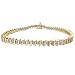 10k White or Yellow Gold Diamond S-Link Tennis Bracelet (1 cttw, I-J Color, I1-I2 Clarity)