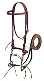 Weaver Latigo Leather Headstall Set w/Bit