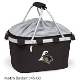 Purdue Boilermakers Lightweight Insulated Metro Picnic Basket - Beige w/Embroidery