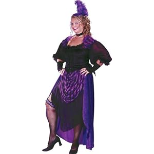 Lady Maverick Saloon Girl Costume