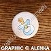 BABY BY ALENKA PACIFIER BLUE #01 DRAWER PULLS KNOBS