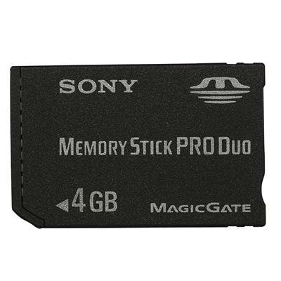New Sony 4gb Memory Stick Pro Duo Card Storage Capacity 4 Gb Practical Excellent Performance