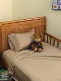 Toddler Bed Sheet Set 100% Cotton Color: Camel