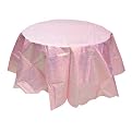 Round Opalescence Table Cover- Pink(82")