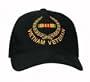5320 Black Vietnam Vetern Insignia Cap
