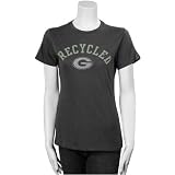 Georgia Bulldogs Ladies Charcoal 100% Recycled Logo T-shirt