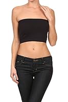 Bubble B Women's Seamless Solid Colored Bandeau Tube Top One Size