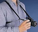 Op/Tech Bino/Cam Harness, Elastic Version for Cameras & Binoculars - Black