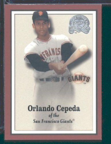 2000 Fleer Greats of the Game Baseball Card # 93 Orlando Cepeda San Francisco Giants Mint Condition - Shipped In Protective Screwdown Display Case!