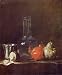 Jean-Baptiste Siméon Chardin (Still Life with Glass and fruits) Art Poster Print - 13...