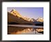 Fly-Fishing, Maligne Lake, Jasper National Park, Alberta, CA Framed Art Poster Print by Kevin Law, 22x18