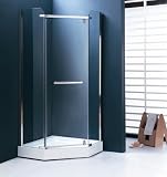 NEW BATHROOM SHOWER ENCLOSURE CUBICLE & TRAY C02