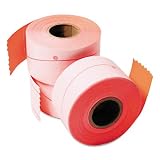 COS090980 Labels for Promo Pricemarkers, 3/4 x 1-7/16, Red, 800/Roll, 3 Rolls/Box