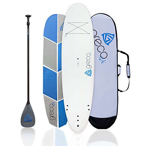 11' Stand Up Paddle Board SUP Soft Surfboard with Carbon Fiber Paddle by Greco Surf Mizzle