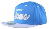 Mitchell & Ness Detroit Lions 2 Tone Script Snapback Hat Adjustable