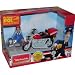 Postman Pat SDS Motorbike with Pat and Jess Playset
