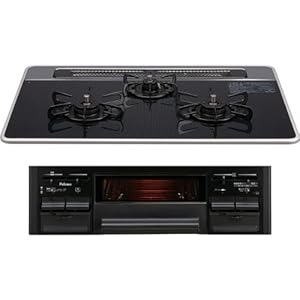 【クリックで詳細表示】パロマ ビルトインコンロ PD-KN52W-75G-R 都市ガス用(13A・12A) 右大バーナー