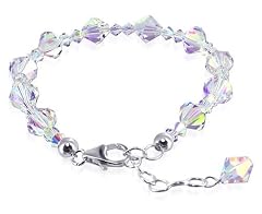 SCBR114 Silver Clear Swarovski Crystal 7