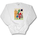 Rich Diesslins Cartoon Days of Christmas TCDC - Dale Hunt about Santas as Kids Idol at Christmas - Sweatshirts