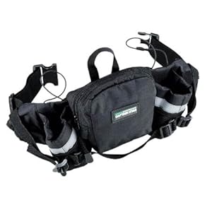 【クリックで詳細表示】キャプテンスタッグ(CAPTAIN STAG) ダブルポケットヒップポーチ ブラック M-1928