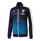 (プーマ)PUMA Arsenal スタジアムジャケット 749142 02 ブラック アイリス/メチルブルー XS